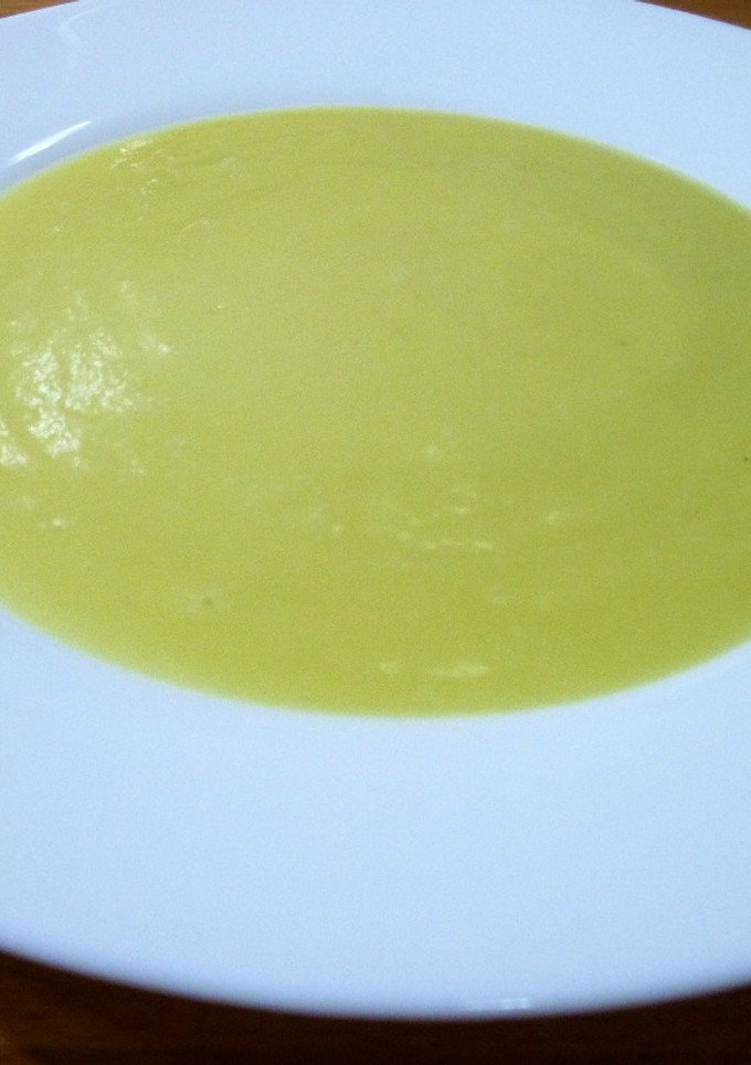 Una foto de Crema de calabacín