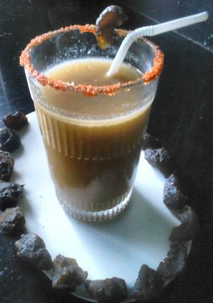 A picture of Amla candy (Aavla) juice.