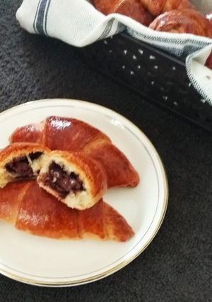 A picture of Chocolate Croissants.