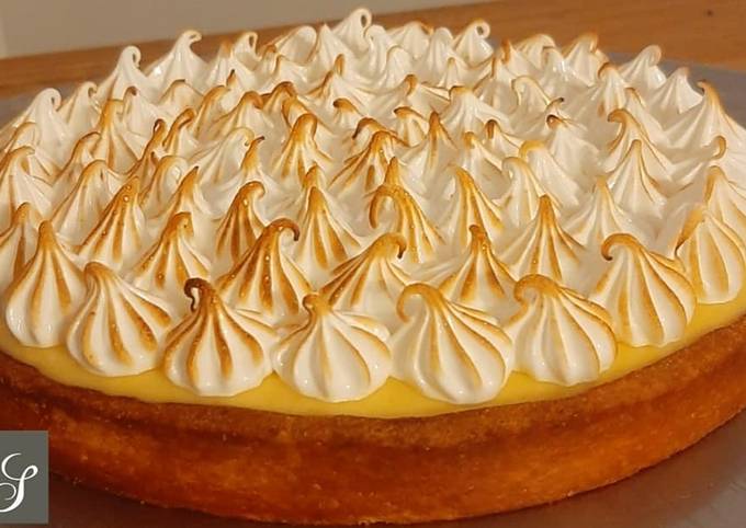 Tarte meringuée à la mandarine