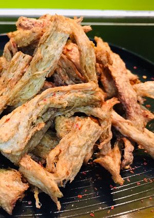 Hình của món Khô chay sả ớt (Sườn chay sả ớt dùng NCKD).
