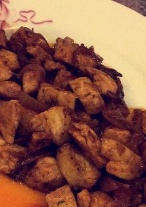 صورة لوصفة دجاج بالكاتشب