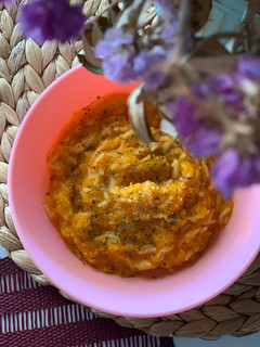 Una foto de BLW Ideas Risotto de calabaza