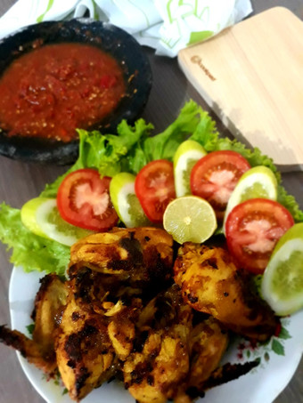 Cara Buat Ayam bakar bumbu rujak Kekinian