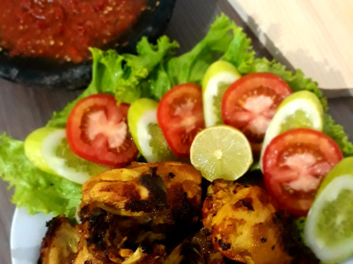 Cara Buat Ayam bakar bumbu rujak Kekinian