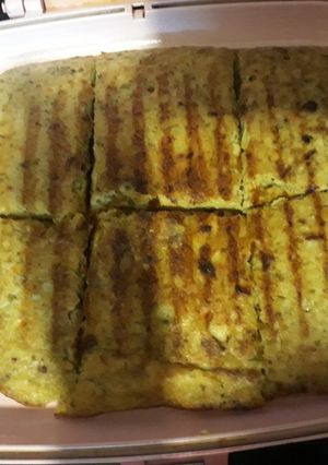 عکسی از دستور کوکو لوبیا سبز