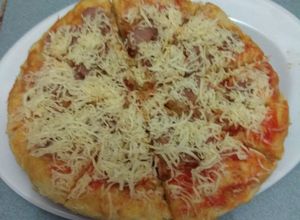 Foto resep Pizza teflon empuk anti gagal takaran sendok