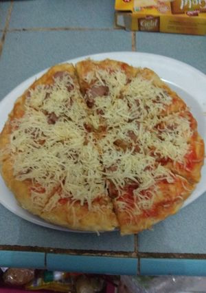 Foto resep Pizza teflon empuk anti gagal takaran sendok