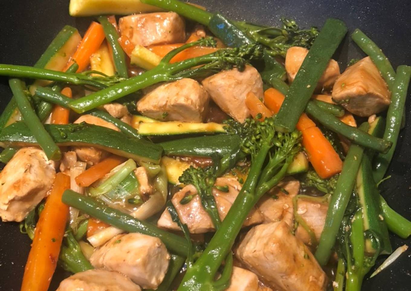 Tuna stir fry