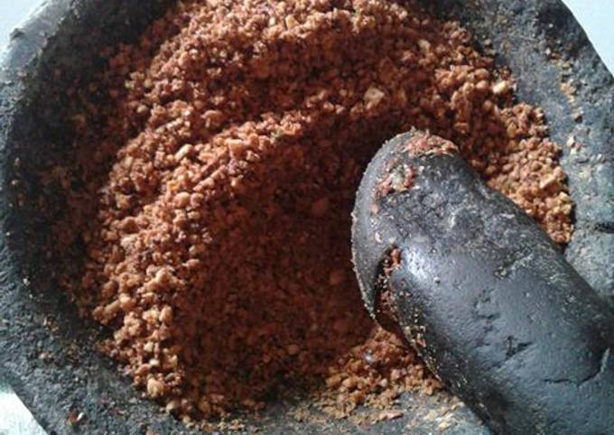 Cara Gampang Menyiapkan Sambal Kacang Pedas Manis Endesss, Sempurna