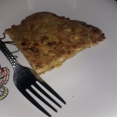 A picture of Yam pizza.