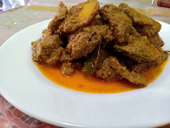 Standar Bagaimana cara membuat Rendang Jengkol plus daging dengan kresik kelapa dijamin enak