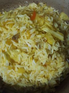 عکسی از دستور کلم پلو (دمی)