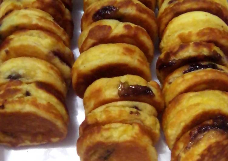 Bagaimana Menyiapkan Kue khamir filling blueberry yang Lezat