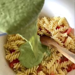 A picture of Creamy Basil Pasta.