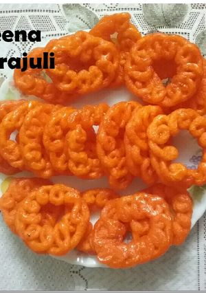 A picture of Home made imarti.