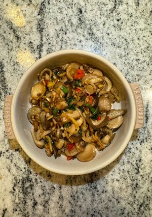 Foto resep Tumis jamur teri
