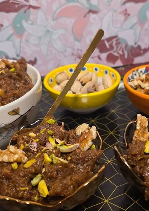 A picture of Walnut Halwa.