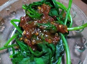 Foto resep Glandir Sambal Asam (Daun Ketela Rambat)