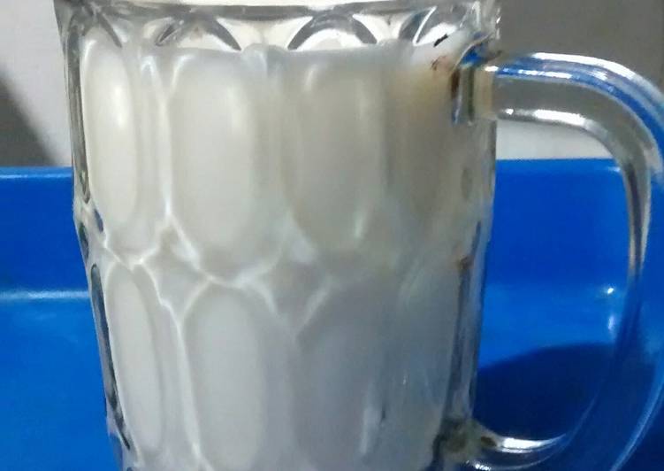 Resep Soda putih susu yang Enak