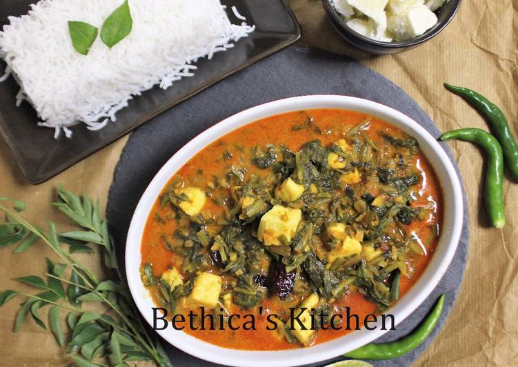 Palak Paneer in Coconut Milk