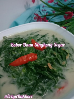 Foto resep 7. Bobor Daun Singkong Segar