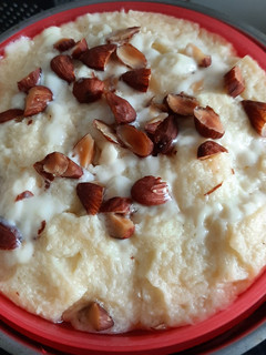 Foto resep MPASI 1y+ Bread Pudding Almond