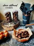 Choco Oatmeal Cookies (no mixer)