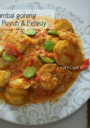 Foto resep 24. Sambal goreng telur puyuh & peteuy