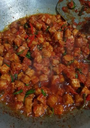 Foto resep Tumis tempe basah
