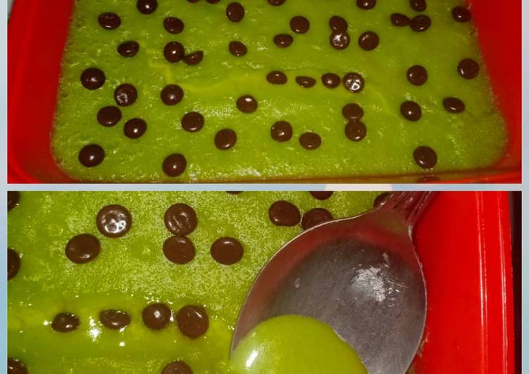 Greentea lava cake by aprieopie