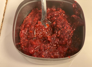 A picture of Raspberry jam.