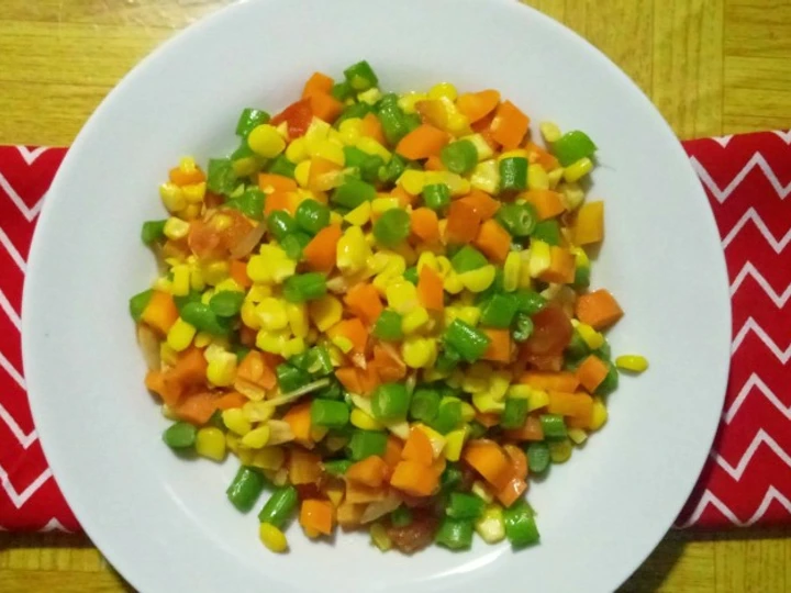 Langkah Mudah untuk Menyiapkan Resep Cah sayuran (wortel, buncis, jagung) yang Sempurna Anti Ribet, Sempurna