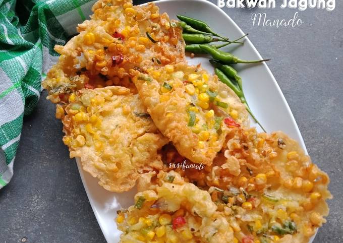 Cara Bikin Bakwan jagung manado Menu Enak