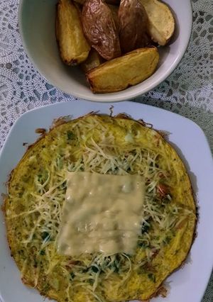 Foto resep Omelet with vegetables n curry seasoning