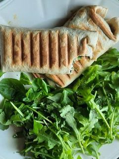 Foto de Wraps de Espinafres e Cogumelos