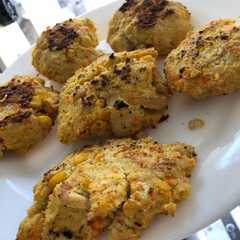 Una foto de Hamburguesas de pollo rápidas y SANAS