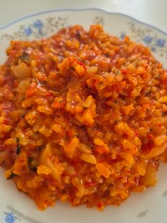 Una foto de Arroz al pimentón