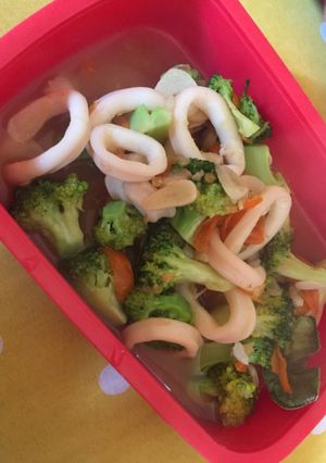 Foto resep Cumi brokoli