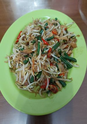 Foto resep Tauge cah ikan asin