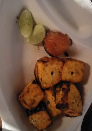 A picture of Paneer tikka.