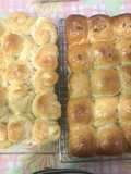 Honey Scallion & Butter Dinner Rolls with Pre-Ferment