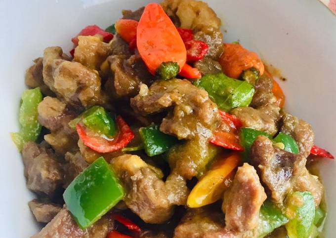 Resep Krengsengan kambing 🐏🌶☘️ Anti Gagal