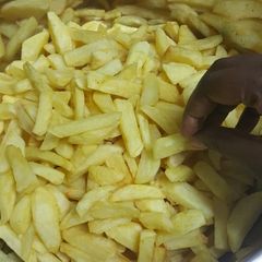 A picture of Double fry french fries.