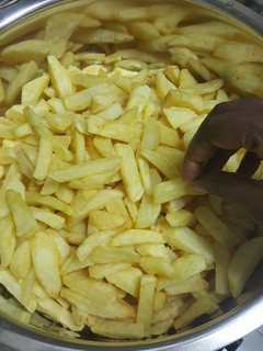 A picture of Double fry french fries.