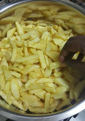A picture of Double fry french fries.