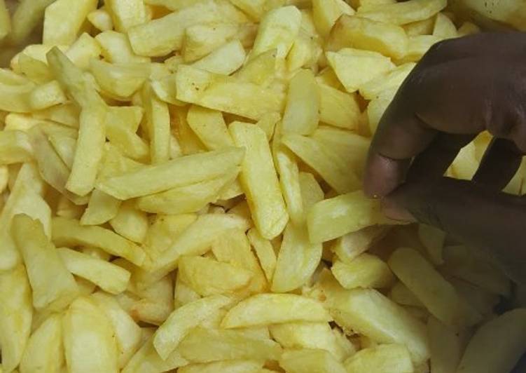 Easiest Way to Prepare Homemade Double fry french fries