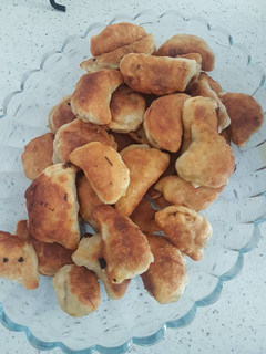 عکسی از دستور پیراشکی گوشت با خمیر خانگی
