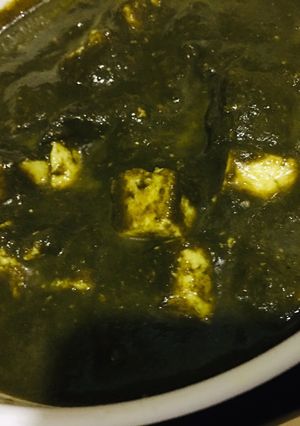 A picture of Quick Paalak Paneer.