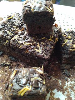 Foto resep Fudgy Brownis open